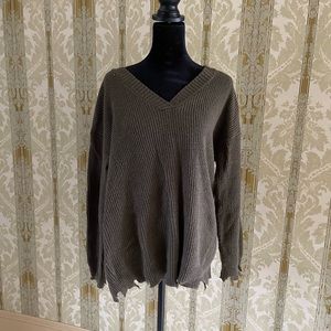Central Park West V-Neck Sweater